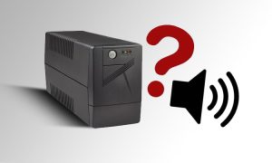 هشدار صوتی و نوری در یو پی اس 1